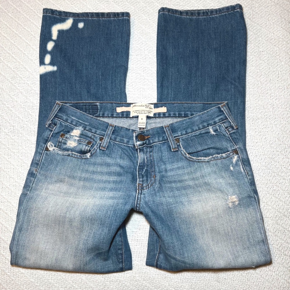 Abercrombie & Fitch Vintage Y2K Low Rise Bootcut 2002 Jeans Size 8/32"